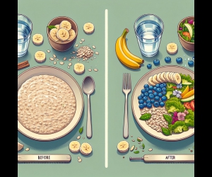 Dieta Owsiankowa Przed i Po